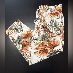 Lily Morgan Size Large Tropical Print Women’s Pants